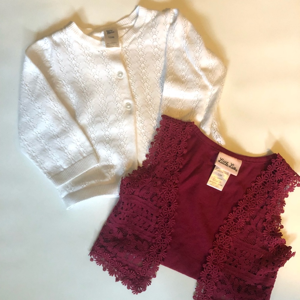 12 months Girls Shirt Bundle